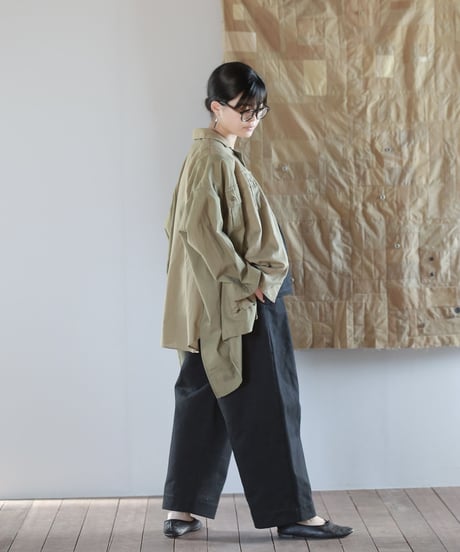 ARTE POVERA｜【 artea-reclothing602 】ユーロアーミー RE-ワイドシャツ