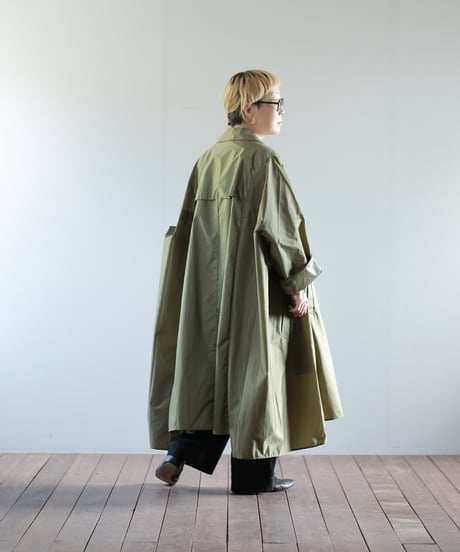 ARTE POVERA｜【 26SP90 】 フランスレインコート RE-ワイドコート（フード取外し）