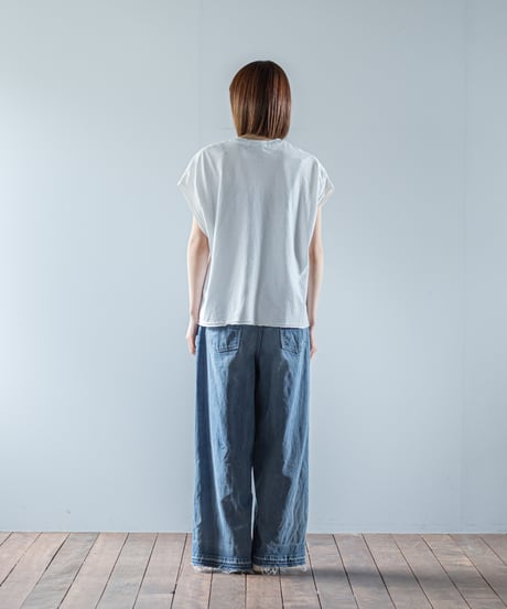 ATPOVA｜【 26SU60 】 12OZデニム 2タックワイドダメージ加工