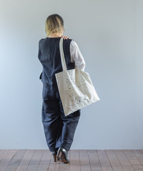 ATPOVA｜【 2026spring20 】 NATSUME X KOTETSU コラボ 「どうにかなるさ」 コットンリネントートBAG②