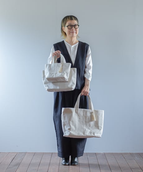 ARTE POVERA｜【 ARTEA - 26SP32 】 フランスUSEDシーツ 「ARTE」 BAG (S)