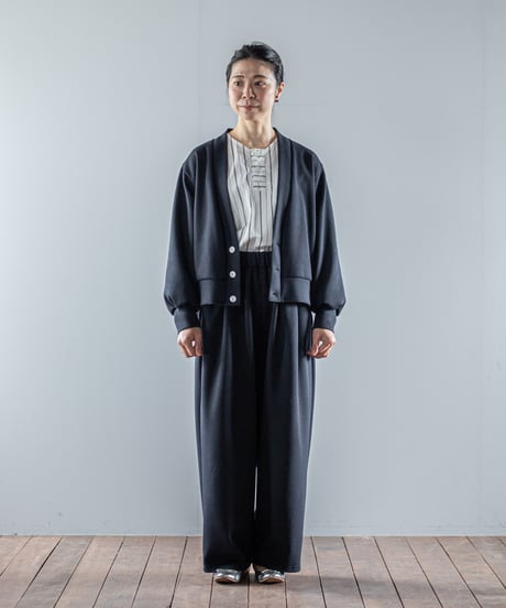 ATPOVA｜【 26WI08 】 ウール混ダンボールニット カーディガン