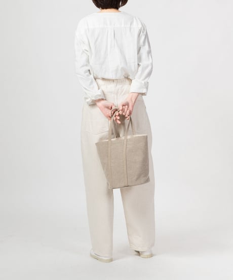 ★ARTEA｜【 artea-sheet015 】リネンシーツ｜ラウンドトートBAG  MOM