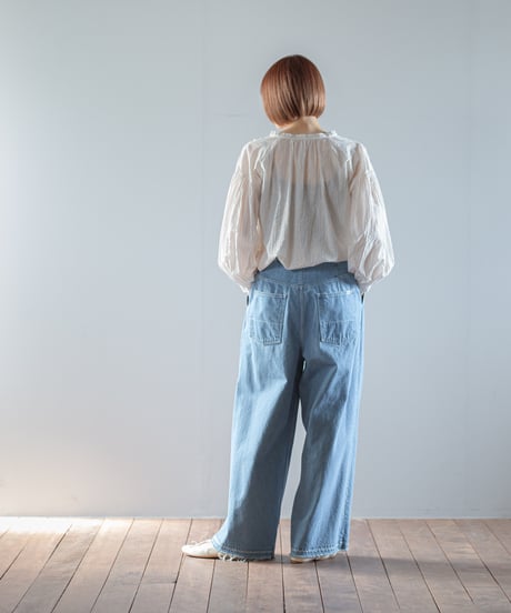 ATPOVA｜【 2026spring73 】 12OZデニム 2タックワイドカットオフパンツ