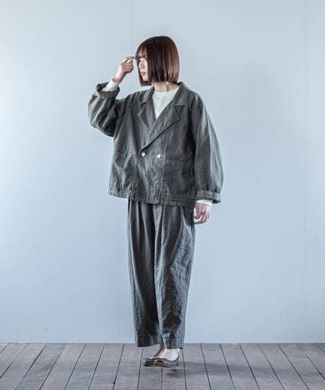 ATPOVA｜【 26WI19 】 L/Cキャバス ラグランJKT(製品染)