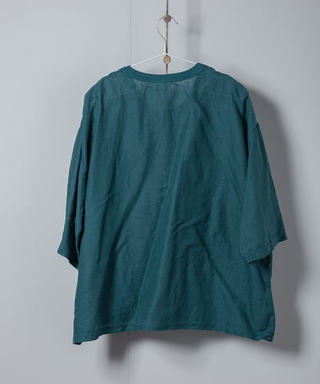 ATPOVA｜【 26SU45(TEIBAN - ATP025) 】 リネンコットン wideクルーT(製品染)