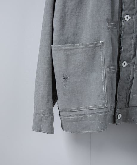ATPOVA｜【 26WI13 】 ブラックライトデニム G-JACKET(ダメージ加工)
