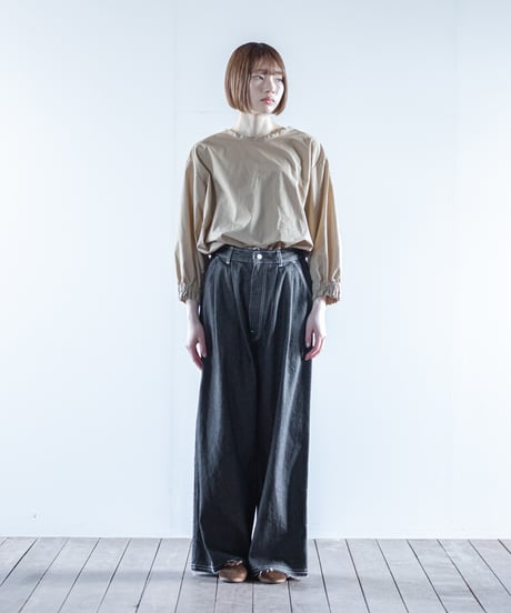 ATPOVA｜【 2025winter16 】 12OZデニム 2タックワイドカットオフパンツ