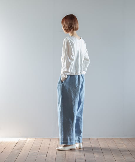 ATPOVA｜【 2026spring71 】 12OZデニムライトダメージ加工 2タックイージーPT