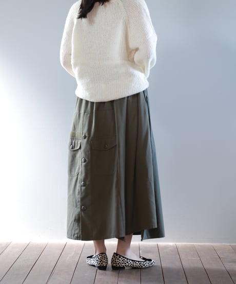 ARTE POVERA｜【 artea-reclothing203 】ミリタリーシャツ RE-スカート
