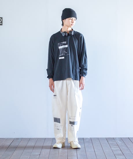 ★ARTE POVERA｜【 2025spring23 】ギルダン RE-｢lavare le mani｣ロンT