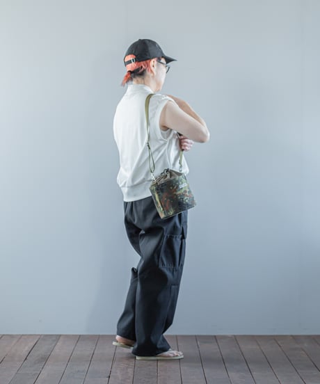 ARTE POVERA｜【 26SU31 】 ドイツ軍テント RE-巾着ショルダーBAG(S)