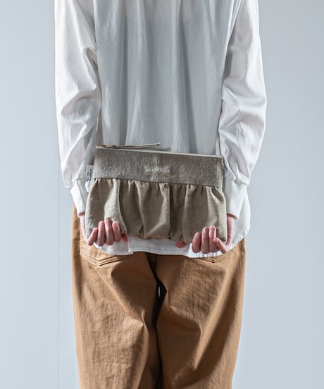 ARTE POVERA｜【 26WI22 】 イタリアシーツ RE-ポーチ(M)