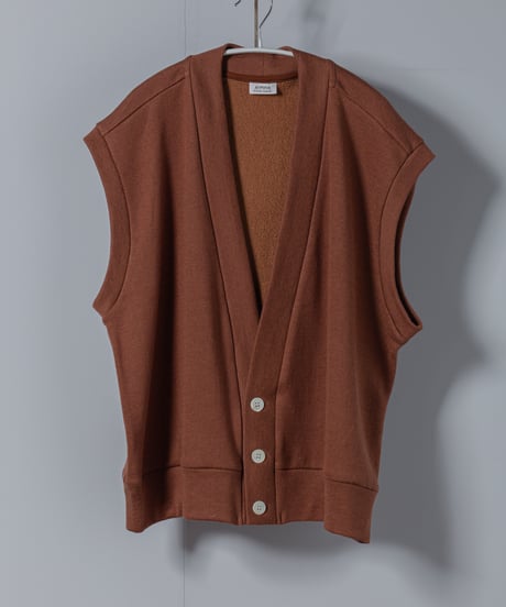 ATPOVA｜【 2025winter04 】 Linen cotton 裏毛 ベスト