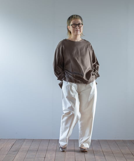 ATPOVA｜【 2026spring40 】 コットンカルゼ洗いざらし クルーSH