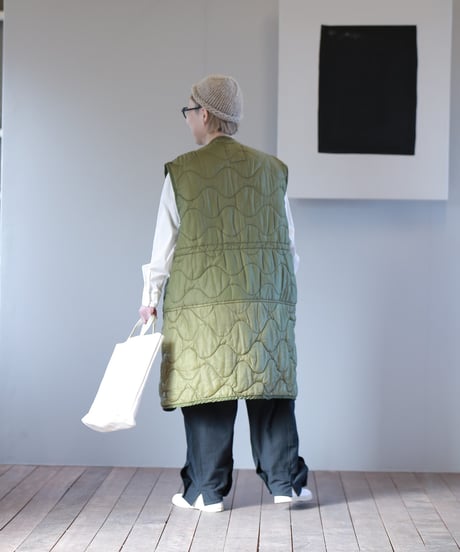 ARTE POVERA｜【 artea-reclothing217 】USキルトジャケット RE-ハーフロングベスト