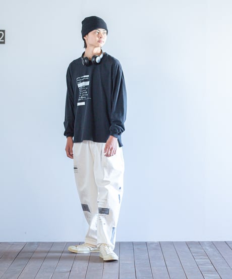 ★ARTE POVERA｜【 2025spring23 】ギルダン RE-｢lavare le mani｣ロンT