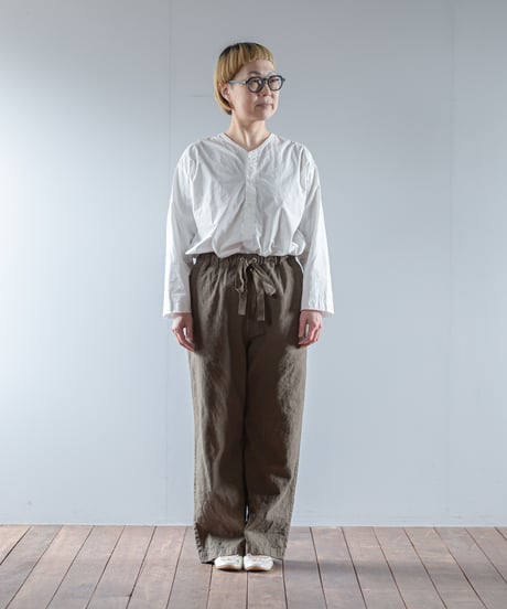 ATPOVA｜【 2025winter35 】 L/C イージーPT裏付(製品染)