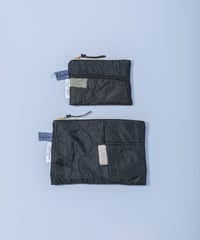 ★ARTE POVERA｜【 23WI78 】U.Sキルトライナー製品染 RE-ポーチ（M）