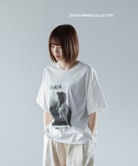 ★ARTE POVERA｜【 26SU52 】 ギルダン RE-「Hoooh」PHOTO＆シルクMIX Tシャツ