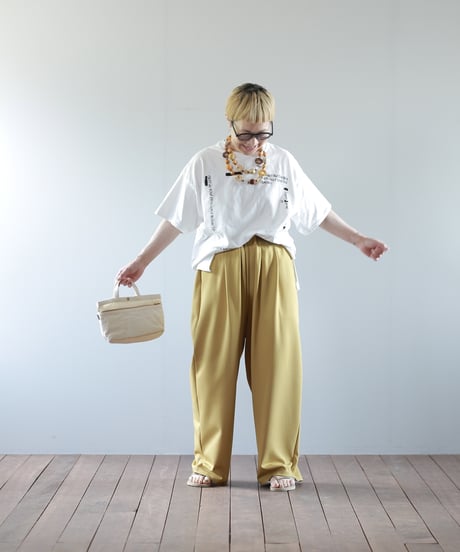 ★ARTE POVERA｜【 2025summer16 】ギルダン RE-｢ lavare le mani ｣プリントT