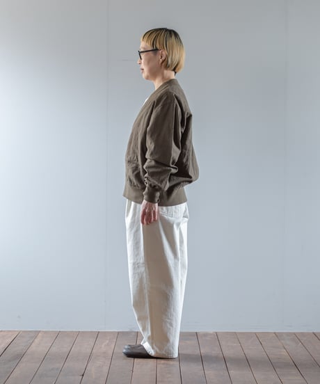 ATPOVA｜【 2025winter33 】 L/C リブカーディガン（製品染）