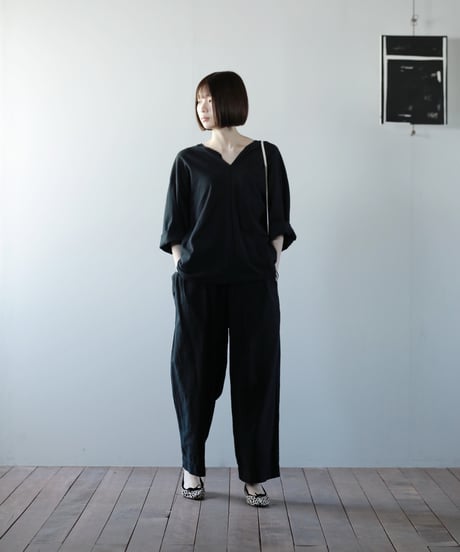 ARTE POVERA｜【 ARTEA - 26SP62 】 ギルダン RE-バックギャザー8分袖T
