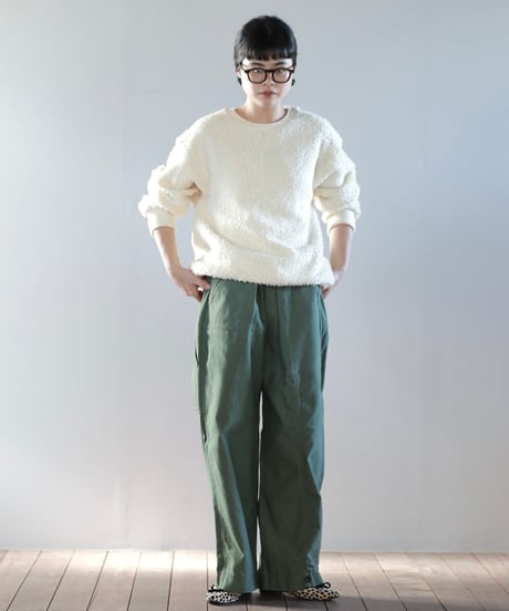 ARTE POVERA｜【 artea-reclothing204 】USランドリーBAG RE-タック＆ダーツワイドパンツ