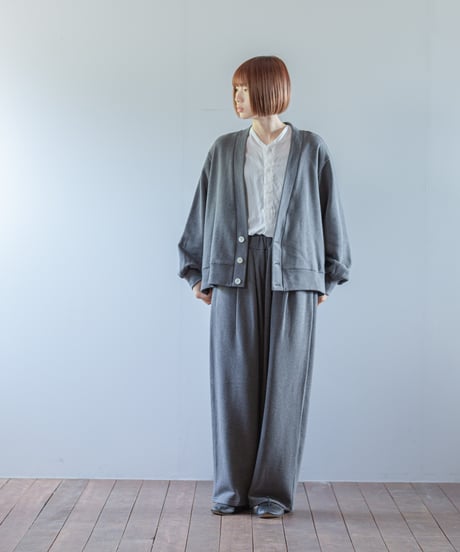 ATPOVA｜【 2026spring17 】 杢裏毛 2タックワイドPT