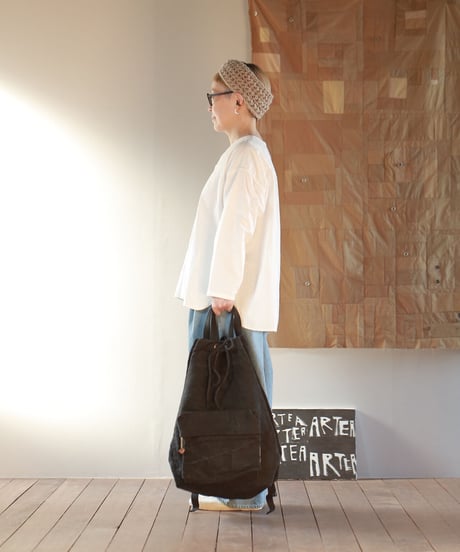 ARTE POVERA｜【 23WI45 】チェコ軍麻袋 RE-巾着リュック