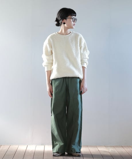 ARTE POVERA｜【 artea-reclothing204 】USランドリーBAG RE-タック＆ダーツワイドパンツ