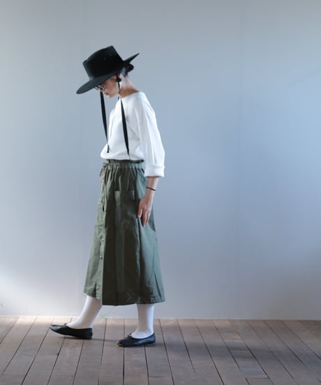 ARTE POVERA｜【 artea-reclothing213 】USファティーグシャツ RE-スカート