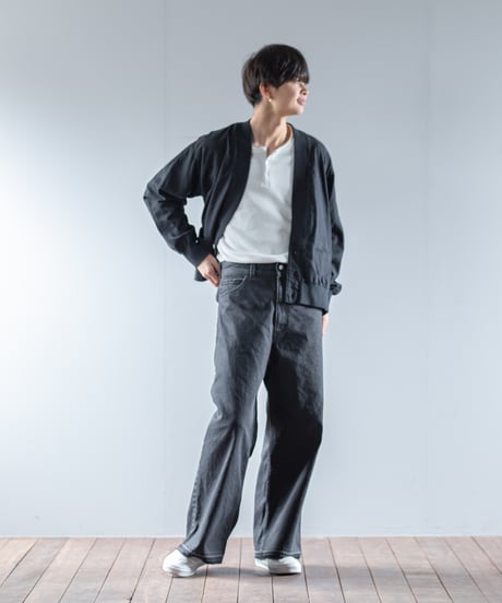 ATPOVA｜【 2025winter33 】 L/C リブカーディガン（製品染）