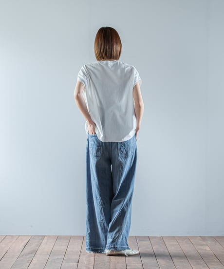 ATPOVA｜【 26SU60 】 12OZデニム 2タックワイドダメージ加工