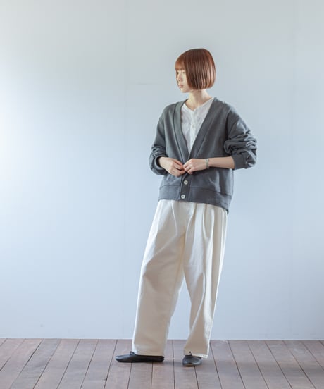 ATPOVA｜【 2026spring16 】 杢裏毛 カーディガン