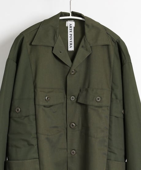 ARTE POVERA｜【 artea-reclothing208 】U.Sファティングシャツ RE-ワイドシャツ