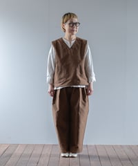 ATPOVA｜【 2025winter26 】 モールスキン Vネックベスト