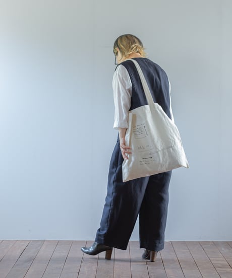 ATPOVA｜【 2026spring18 】 NATSUME X KOTETSU コラボ 「意志あるところに道はあるよ～」 コットンリネントートBAG①