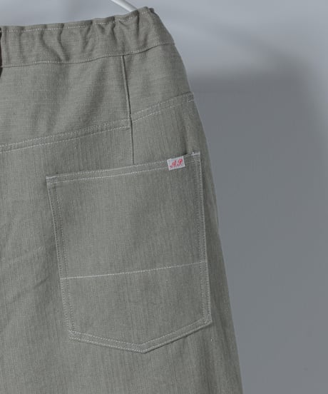 ARTE POVERA｜【 2025winter17 】 イタリアヘリンボーンベッドシーツ RE-2タックワイドパンツ