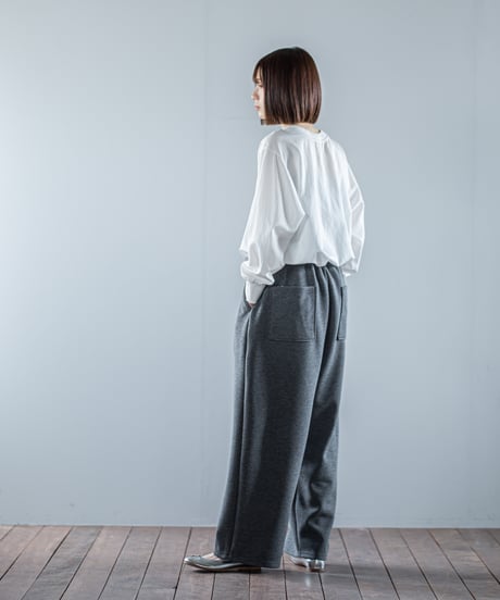 ATPOVA｜【 26WI09 】 ウール混ダンボールニット 2タックワイドPT