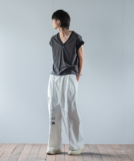 ARTE POVERA｜【 26SU58 】 12OZデニム 2タックワイドダメージ加工