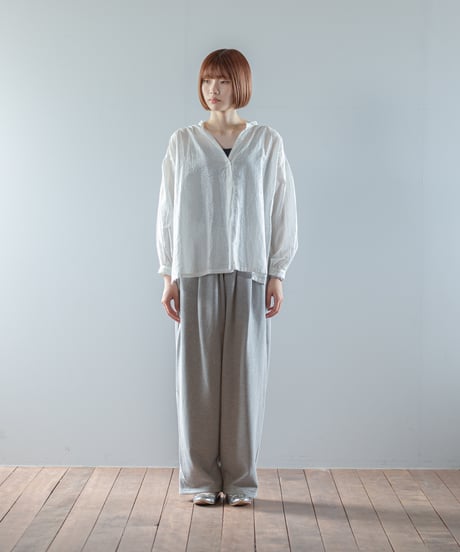 ATPOVA｜【 2026spring03 】 インドサリーストライプ ギャザーSH