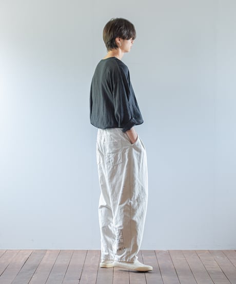 ARTE POVERA｜【 ARTEA - 26SP36 】 フランスUSEDシーツMIX ステンシル2タックPT