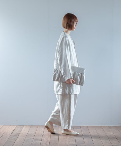 ATPOVA｜【 2026spring07 】 セレモニー リネンポリエステル混 クラッチ