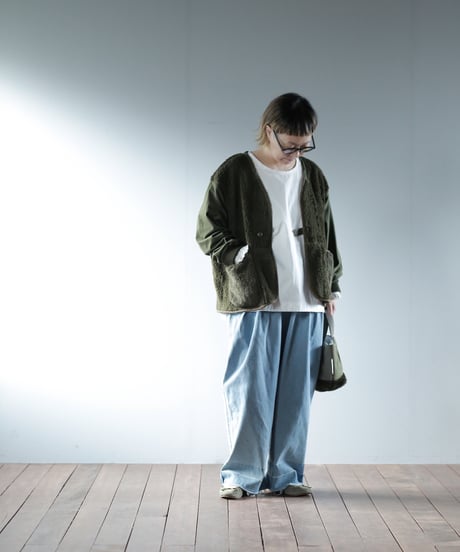 ★ARTE POVERA｜【 2025winter65 】 オランダボアライナー RE-ノーカラーJKT
