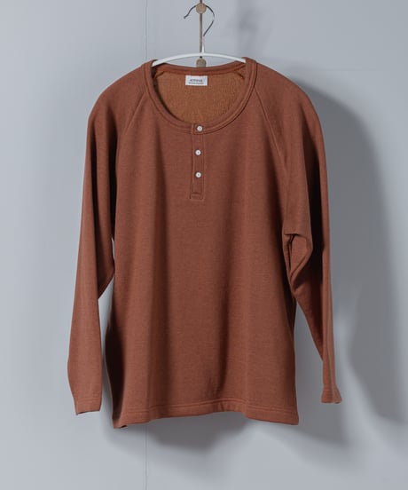 ATPOVA｜【 2025winter03 】 Linen cotton 裏毛 ヘンリー