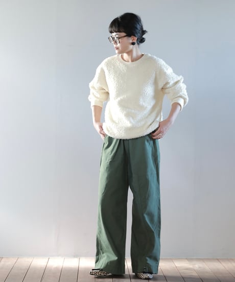 ARTE POVERA｜【 artea-reclothing204 】USランドリーBAG RE-タック＆ダーツワイドパンツ