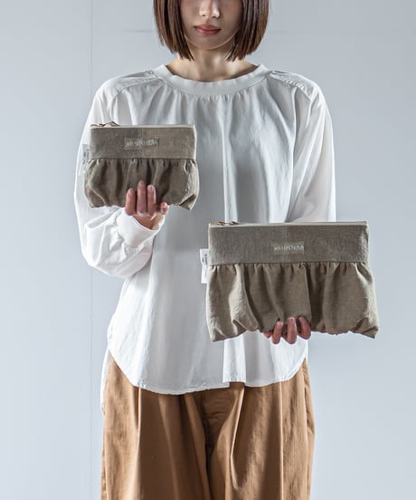 ARTE POVERA｜【 26WI22 】 イタリアシーツ RE-ポーチ(M)