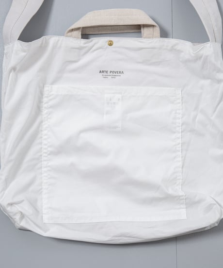 ARTE POVERA｜【 26SU72 】 フランスUSEDシーツMIX RE-ステンシルトート＆ショルダーBAG