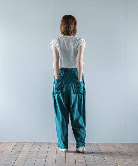 ATPOVA｜【 26SU48 】 16/-ムライト天竺 タックPT(製品染)
